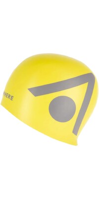 2024 Aquasphere Triathlon Swim Cap SA128EU7110 - Bright Yellow / Grey